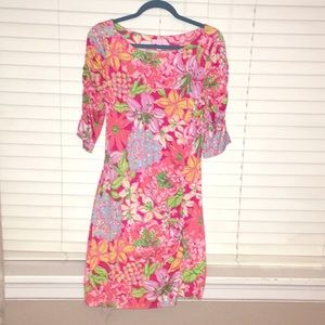 Lilly Pulitzer Pink Floral Dress